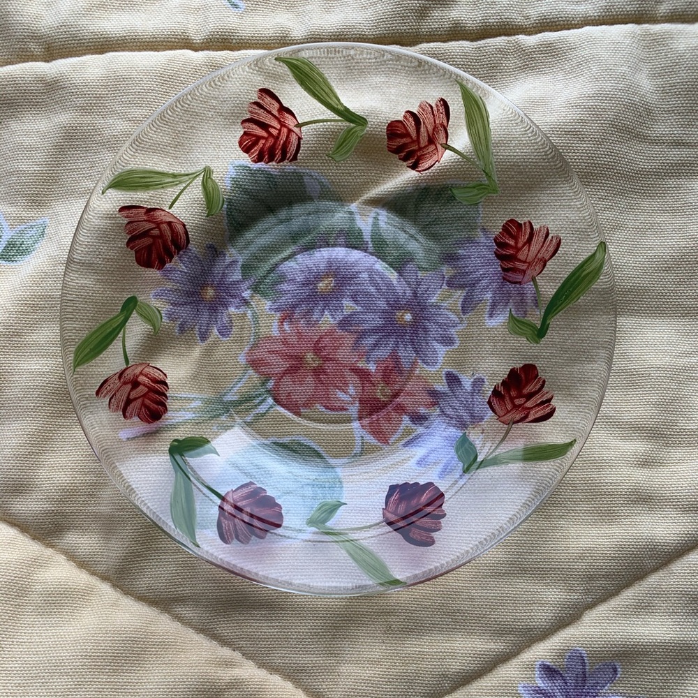 Hand painted plate